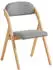 SoBuy Klappstuhl Grau Holz 47x93x8 cm Esszimmer Stühle Klappstühle