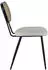 Happy Garden Elena chair in wood and bouclé fabric x2 ecru