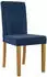 CLP Ina Esszimmerstuhl Cord Polsterstuhl, Blau (326065)