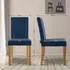 CLP Ina Esszimmerstuhl Cord Polsterstuhl, Blau (326065)