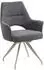 Duo Collection Maila 4-Fußstuhl Polyester/Nylon anthrazit/cashmere 180° drehbar (67396761-0)