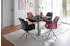 MCA Furniture Greyton Esszimmerstuhl mit Armlehnen, Himbeer, 2er-Set (795)