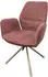 MCA Furniture Greyton Esszimmerstuhl mit Armlehnen, Himbeer, 2er-Set (795)