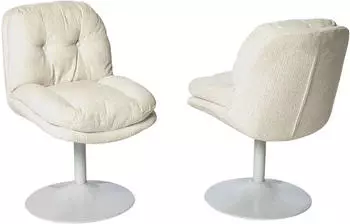 Jahnke KISS TWIST DUO Schalenstuhl drehbar gepolstert 2er-Set (KISS TWIST DUO)