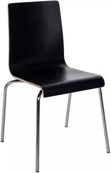 CLP Gahanna Stapelstuhl HPL-Sitzschale Stahlgestell, bis 150kg (325247)