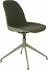 Zuiver Albert Kuip Esszimmerstuhl drehbar Polyester/Aluminium Grün 2er-Set