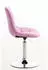 CLP Emil Lounge-Sessel Kunstleder Rosa Drehbar Chromgestell (181997257)