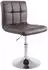 CLP Palma V2 4er-Set Loungesessel Kunstleder braun, höhenverstellbar, drehbar (Palma V2)