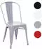 MCW MCW-A73 Bistrostuhl Stapelstuhl Metall Industriedesign grau (MCW-A73)