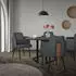 ML-Design Esszimmerstuhl mit Armlehne, Polster, Anthrazit, 6er-Set (490018644)