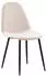 ebuy24 Polar Esszimmerstuhl Velour Beige 2er-Set (60-19912-880)