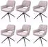 MCW Esszimmerstuhl N74 6er-Set Bouclé 540g/m² drehbar beige (MCW-N74)