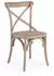 Bizzotto Cross Stuhl Ulmenholz & Rattan, Natur (Cross)
