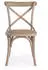 Bizzotto Cross Stuhl Ulmenholz & Rattan, Natur (Cross)
