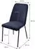 ML-Design Polsterstuhl Stoff Dunkelblau, Metall (490018515)