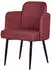 ML-Design Polsterstuhl mit Armlehne, Textil, Rot (490017783)