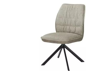 Niehoff Gent Schalenstuhl Eisengestell Stoffbezug 180&deg; drehbar