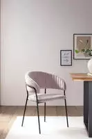 SalesFever Esszimmerstuhl "Idro Komfortabler Polsterstuhl" () 1 Stk.Abgerundeter