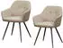 HTI-Living Joschka Esszimmerstuhl 2er Set Antikbraun/Taupe (2222189)