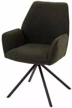 MCW MCW-G67 Esszimmerstuhl Boucl&eacute; &Ouml;ko-Tex Armlehne drehbar olivgr&uuml;n (MCW-G67)