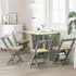 vidaXL Corona Klappstuhl 4er-Set Kiefer Massivholz Grau (4013438)