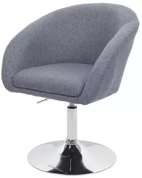 MCW MCW-F19 Esszimmerstuhl Textil 360&deg; drehbar h&ouml;henverstellbar, dunkelgrau (MCW-F19)