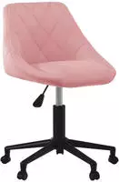 vidaXL Esszimmerstuhl Drehbar Rosa Samt