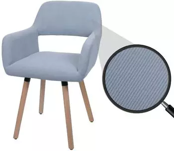 MCW Esszimmerstuhl A50 II hellgrau, Cord-Textil 400g/m&sup2; (800000872509)