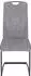Hela RIGA Freischwinger Samtbezug hellgrau/anthrazit, 2er-Set (812591)