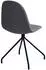 Svita Esszimmerstuhl Polyester hellgrau, Metallbeine, 2er-Set (92152)