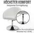 MCW Esszimmerstuhl F19 6er-Set, drehbar, höhenverstellbar, Kunstleder grau (800000417060)