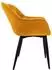 ML-Design Esszimmerstuhl 2er-Set, Samt, senfgelb