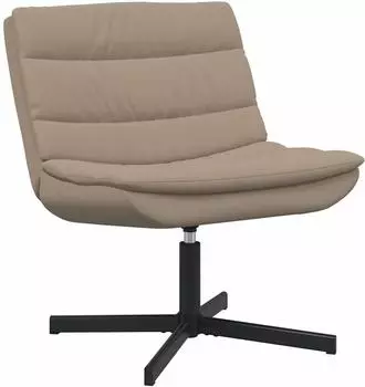 vidaXL Drehstuhl Kunstleder cappuccino, 63x75x76cm