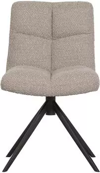 Woood Vinny Drehstuhl Boucl&eacute;-Polyester, sand, 48cm (24571939-0)