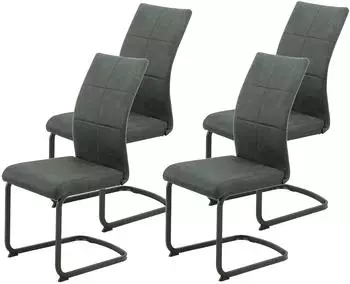 Hela Melanie Freischwinger 4er-Set, Microfaser, vintage anthrazit (15743845-0)