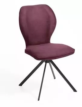 Niehoff Colorado Polsterstuhl Eisengestell, Polyester rot