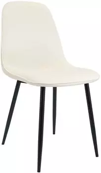 CLP Maryam Esszimmerstuhl Samt, creme, Metallgestell (325828)