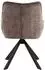 Actona Eddie Esszimmerstuhl drehbar, Chenille, braun, 2er-Set