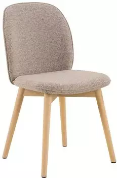 Actona Cindy Esszimmerstuhl Boucl&eacute;, beige, 2er-Set (5713941375087)