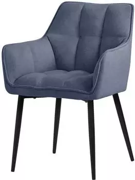 ML-Design Esszimmerstuhl Frottee, gepolstert, blau