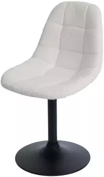 Chefgastro Esszimmerstuhl Boucl&eacute;, Stahl, creme (PR_RMV84-05)