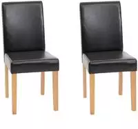 Chefgastro 2er-Set Esszimmerstuhl Stuhl Lehnstuhl klassisch und zeitlos | HxBxT