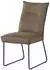 Massivmoebel24 Seattle 111 Polsterstuhl taupe, Polyester (06-151-512-0111)