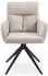 Idimex Elara Esszimmerstuhl 360° drehbar, Chenille-Stoff, beige (12041)
