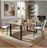 MCW MCW-K16 Esszimmer-Set Stuhl+Sitzbank, Samt, hellgrau (MCW-K16)