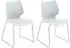 CLP Houma Stapelstuhl 2er-Set, Kunststoff, weiß (327248)
