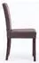 CLP Ina Esszimmerstuhl Stoff, cappuccino/braun, 2er-Set