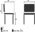 hjh Living ARTIFO RIB Esszimmerstuhl, Kunststoff, schwarz (729493)