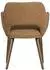 Woood Murat Esszimmerstuhl Chenille-Stoff, gelb/braun (377492-GM)