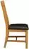 vidaXL Esszimmerstuhl Massivholz Eiche, schwarz, 2er-Set (42039163)